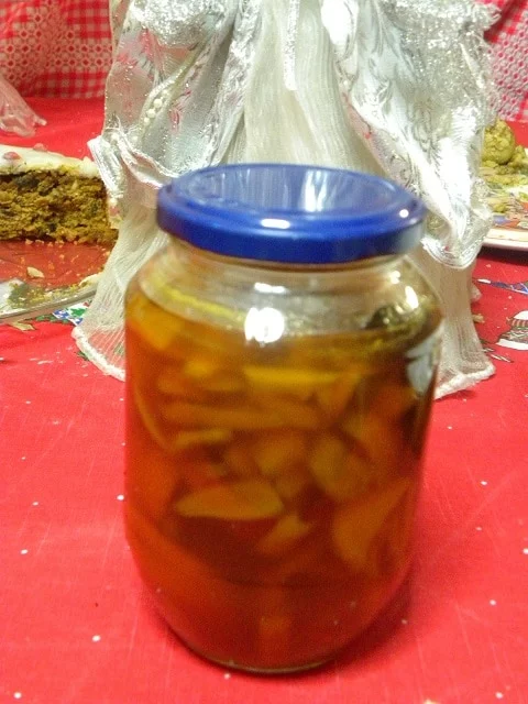 Ginger fruit preserve