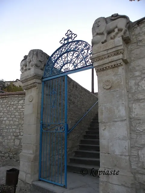 Lions, church Evaggelismos at Lophou