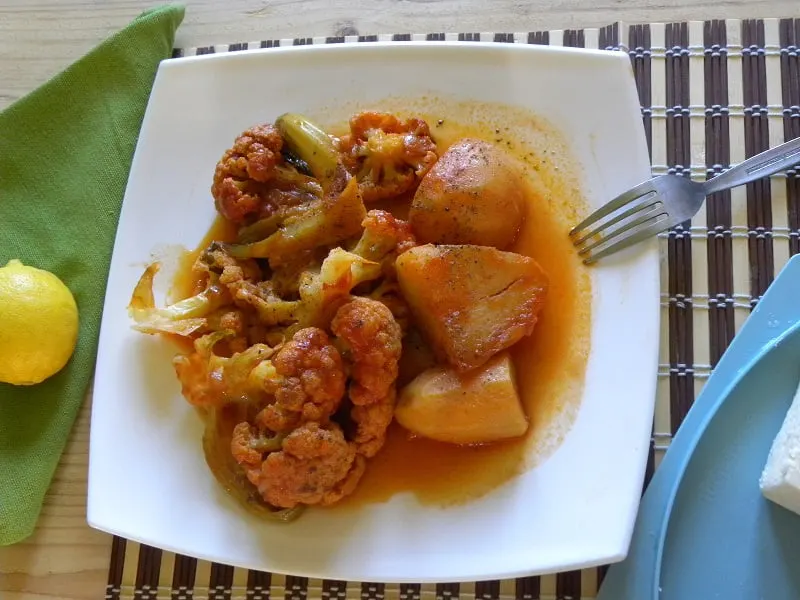 Stewed cauliflower image