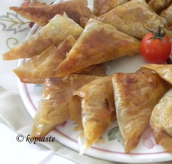 Spicy Loukanikopitakia