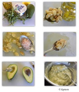 Collage Avocado Purslane Tzatziki