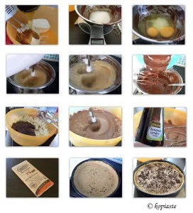 Collage No bake chocolate mousse cheesecake