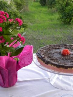 Chocolate and Quince Tart image