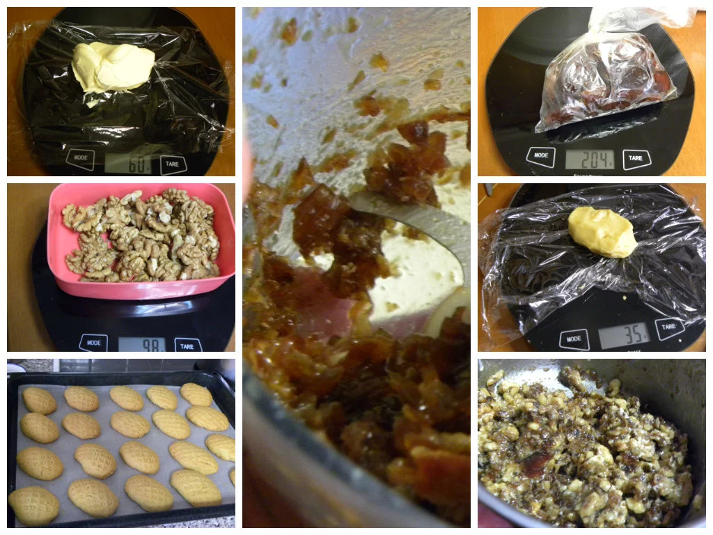 Collage preparing melomakarona image