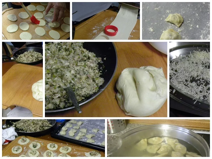 Collage making ravioli image