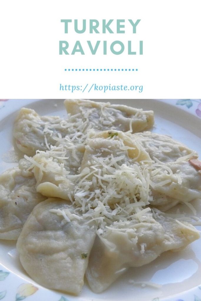 Collage turkey ravioli image