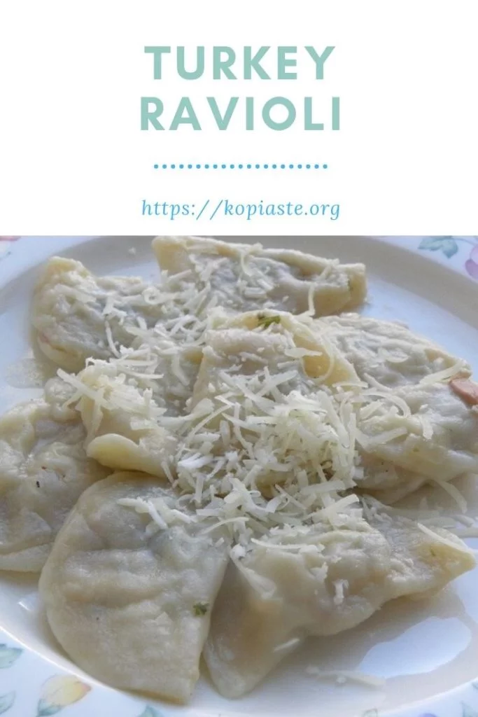 Collage turkey ravioli image