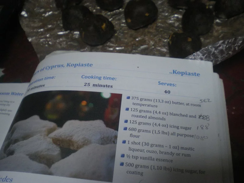 Kourabiedes from my cookbook image