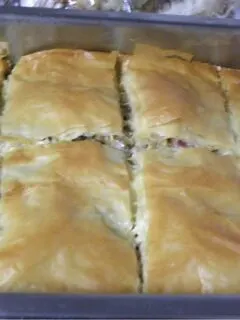 Turkey pie with leftovers image