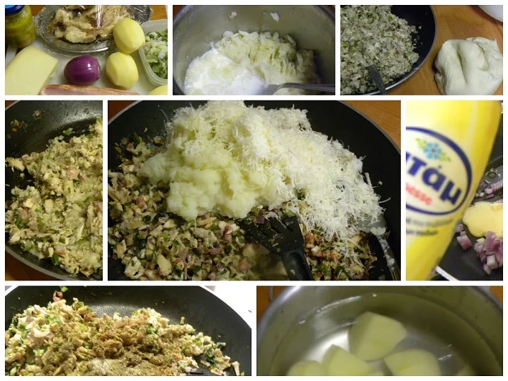 collage ravioli filling image
