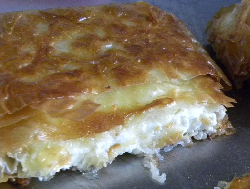 Phyllo wrapped feta image