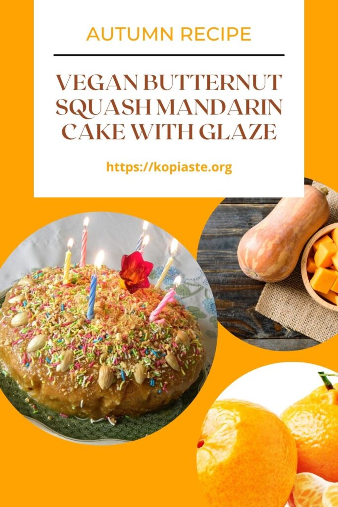 Collage Butternut Squash Cake image