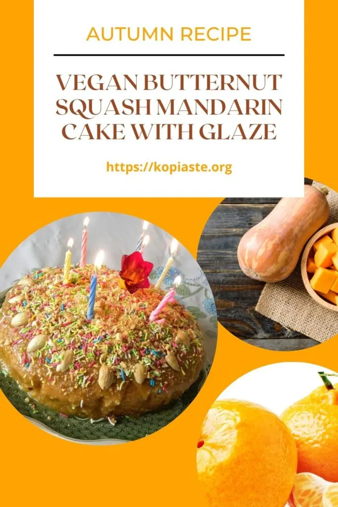 Collage Butternut Squash Cake image