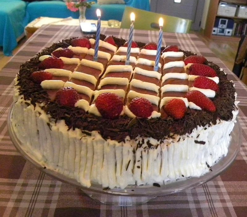 Strawberry Chocolate Cake