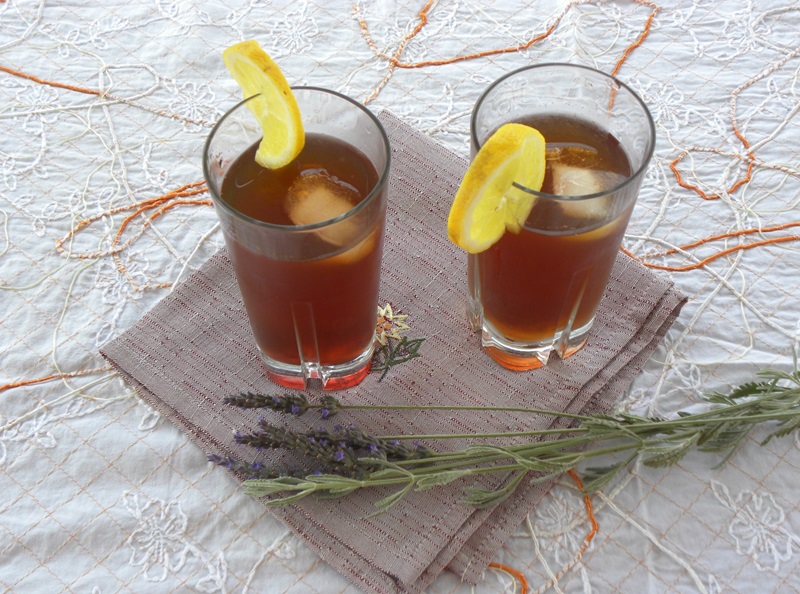 Lavender, Raspberry and Cherry Ice Tea image