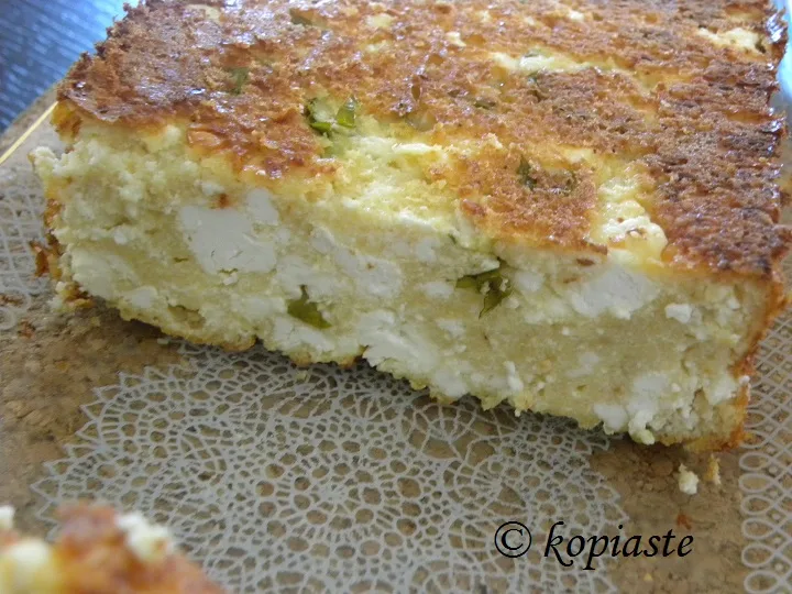 Psomotyri bread and feta pie