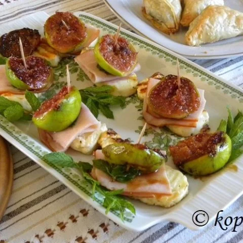 fig and halloumi appetizer image