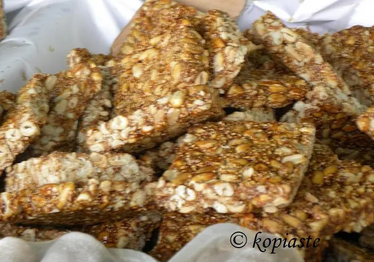 Honey Pastelli 2 with nuts