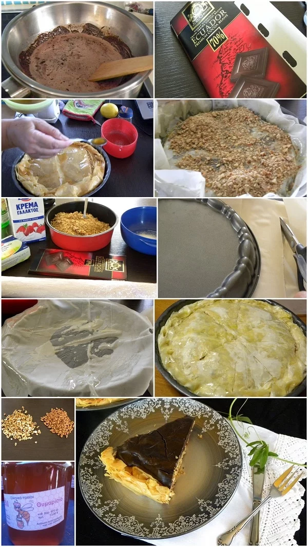 Preparing Baklavas Tart image