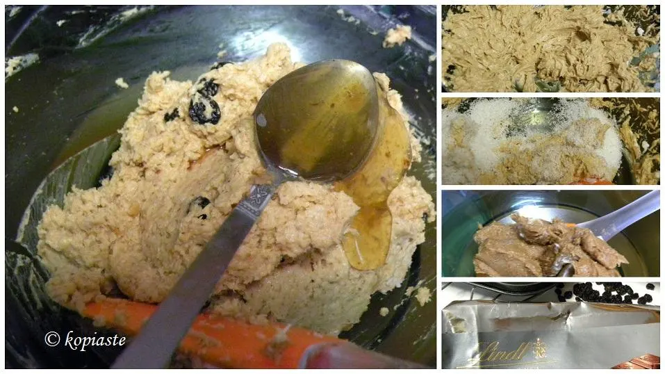 Collage Peanut butter muffins