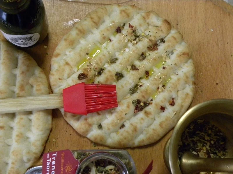 Greek pita bread image