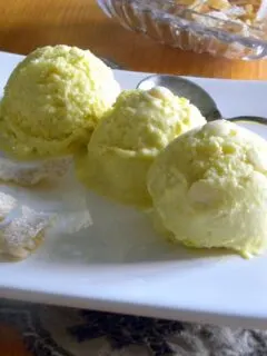 Frozen Greek yoghurt with melon image