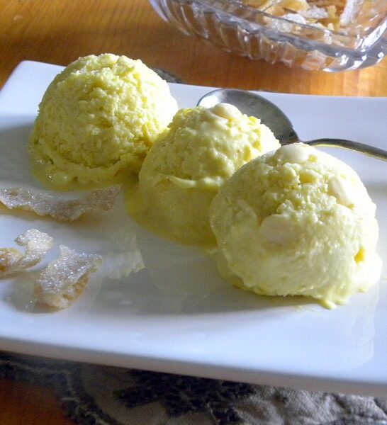 The Best Frozen Greek Yoghourt and Melon with Honey and Saffron