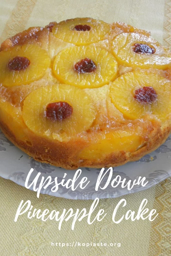 Collage Upside Down Pineapple Cake photo