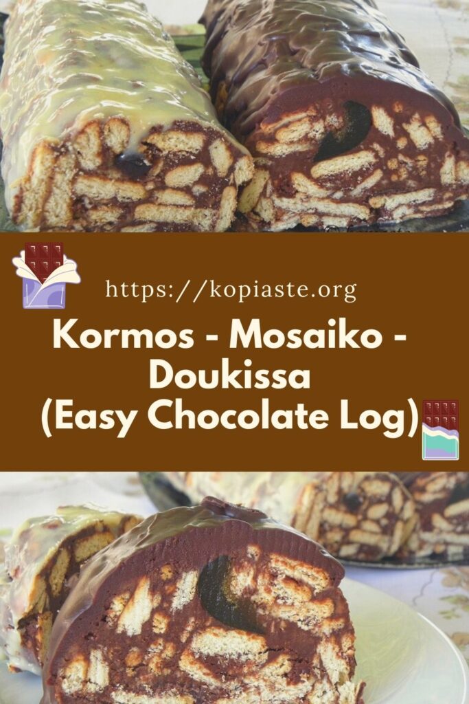 collage chocolate  log image