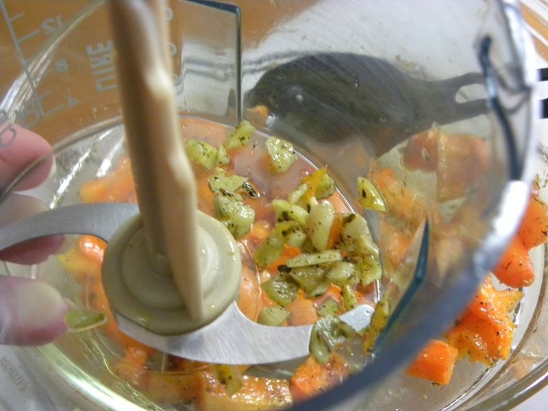 roasted garlic from carrots photo