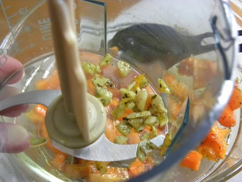 roasted garlic from carrots photo