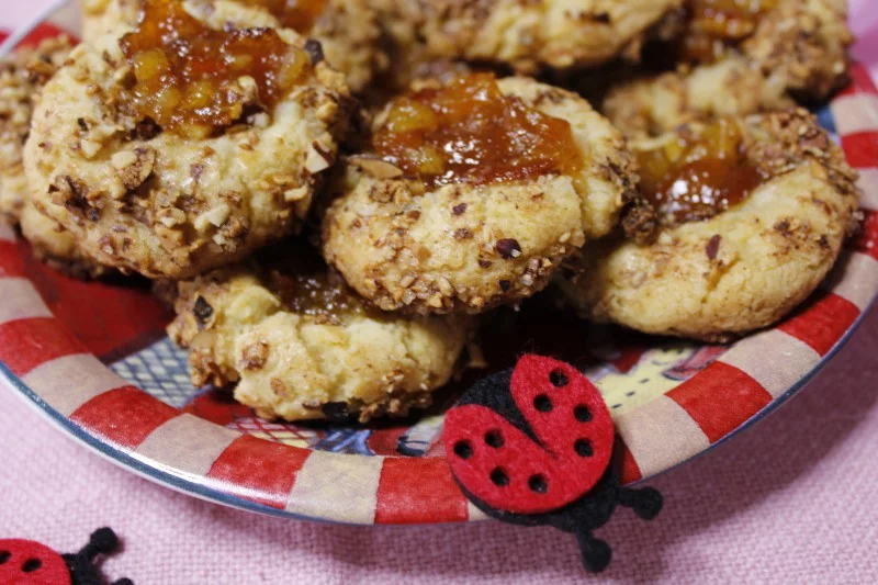 Thumbprint Cookies with Citrus marmalade photo