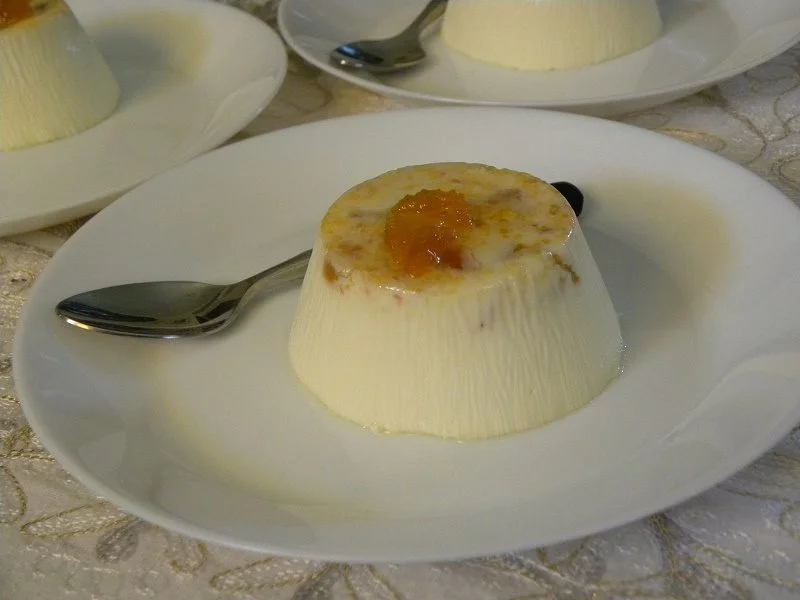 panna cotta with seville orange image