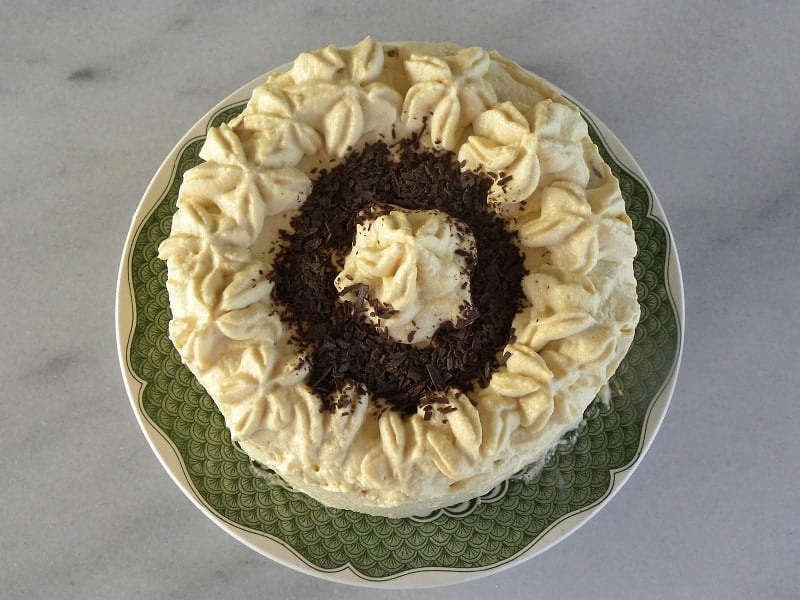 Coffee Flavoured Angel Food Cake Image