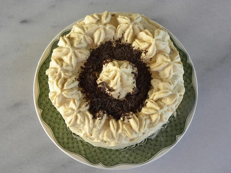 Coffee Flavoured Angel Food Cake Image