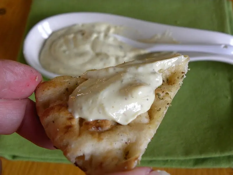 tahini yoghurt mayonnaise image