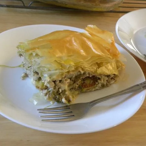 Piece of Pie with zucchini image