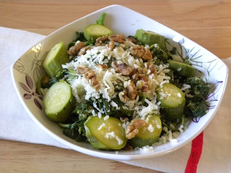 Vlita zucchini graviera and walnuts image