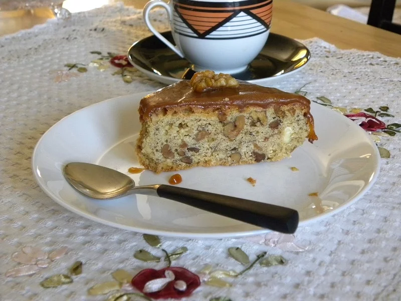 Blondies with salted caramel on top first attemp image