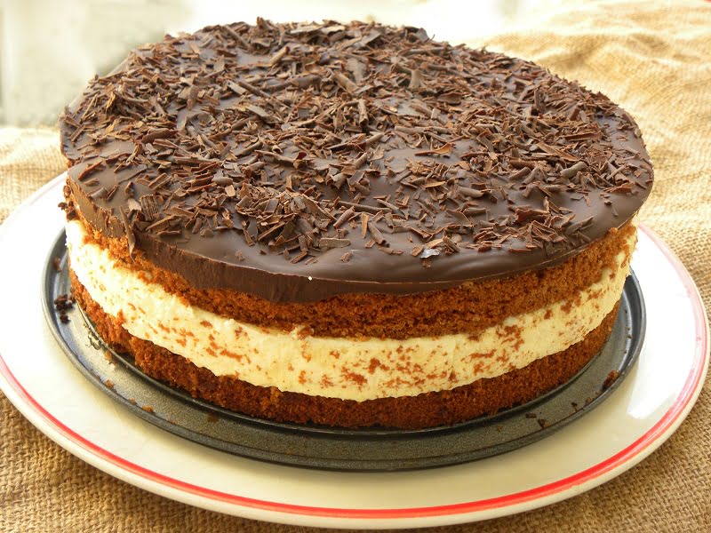 Bounty cake chocolate and coconut image