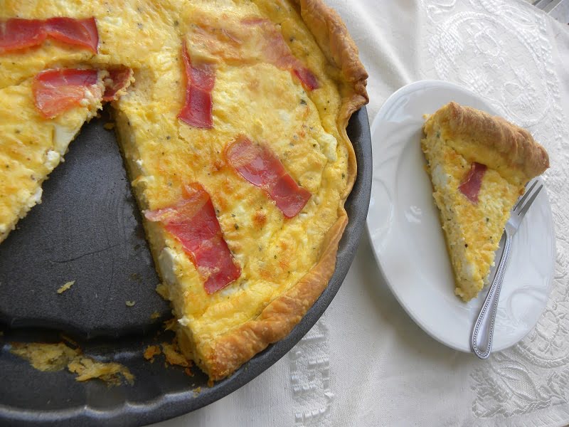 Greek-style feta tart image