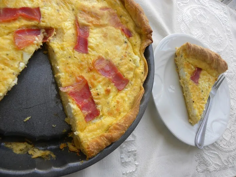 Greek-style feta tart image