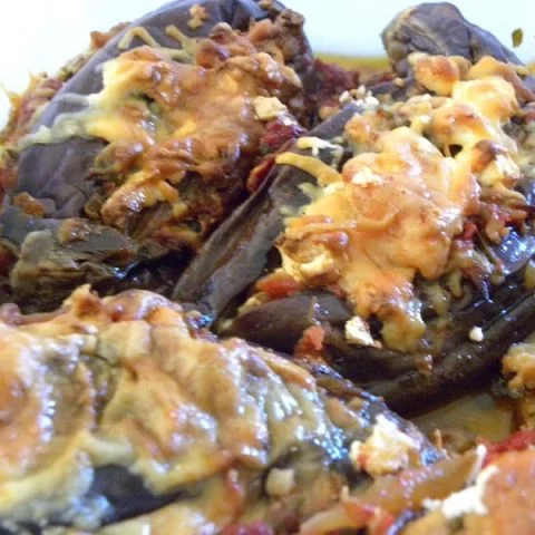 Melitzanes Imam with feta and graviera image