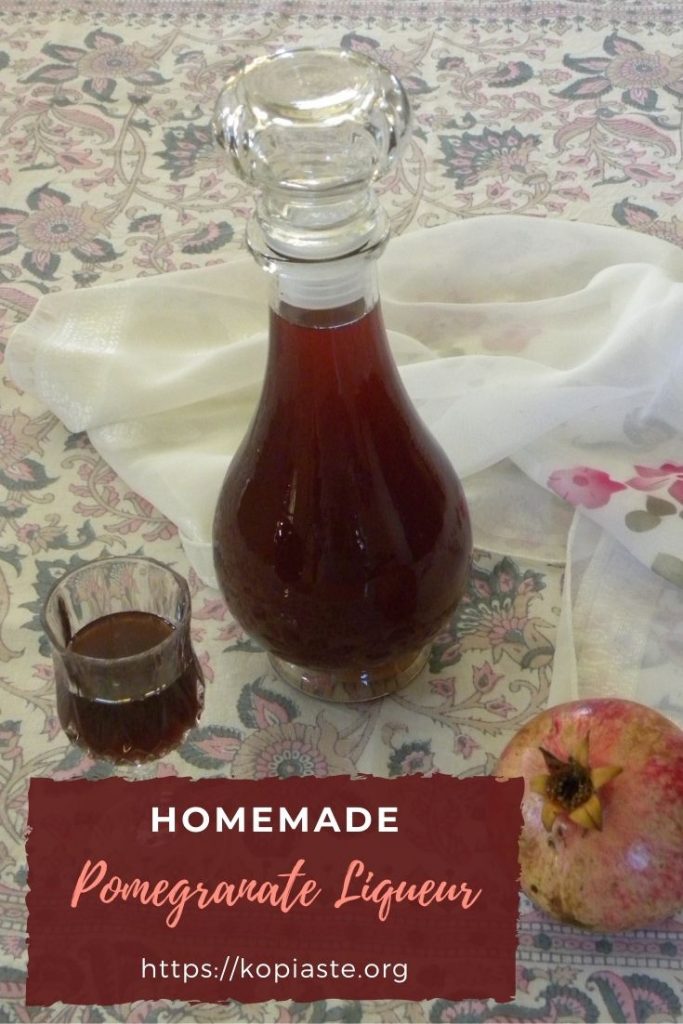 Collage Homemade Pomegranate Liqueur image