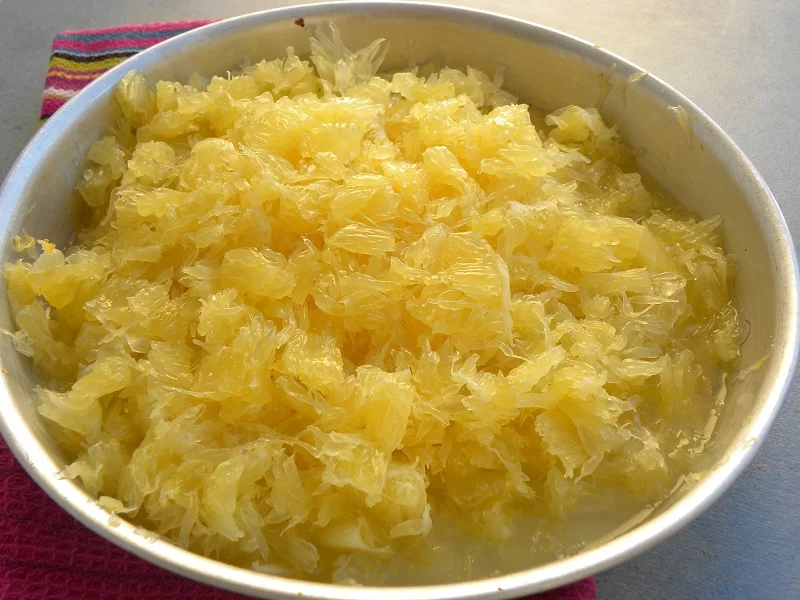 Bergamot fruit cleaned from pith, seeds and membranes image