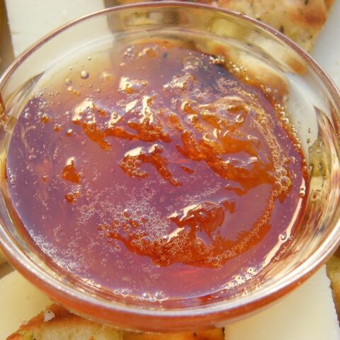 Bergamot marmalade with leftovers image
