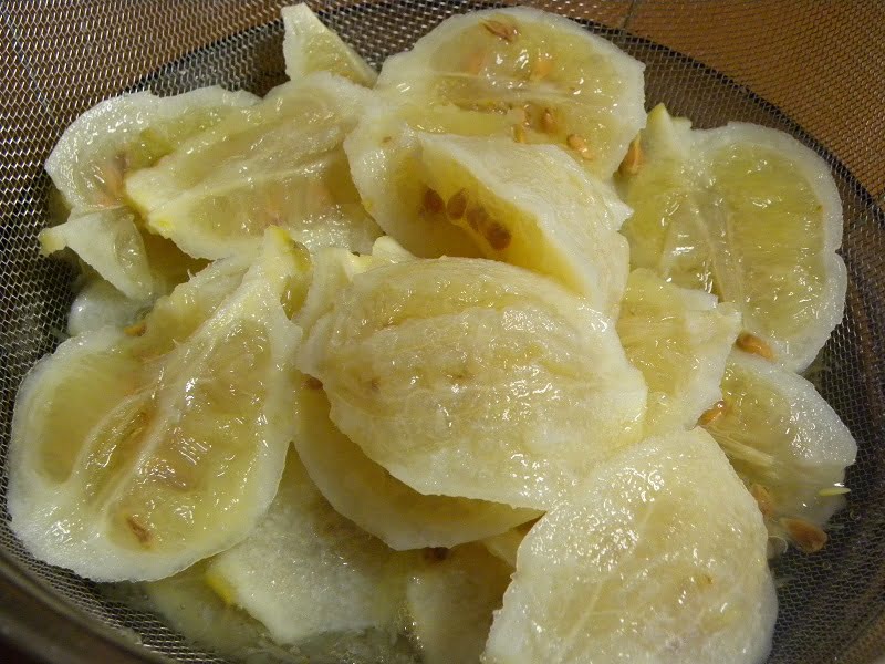 The bergamot fruit with pith, membranes and seeds image