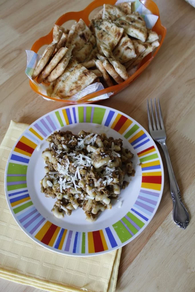 Lentils with smoked eggplant picture