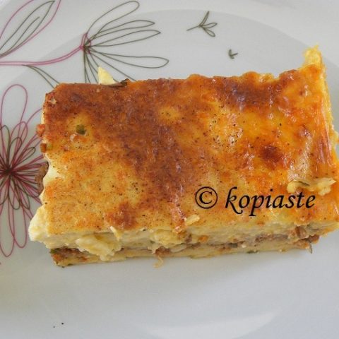 Makaronia tou Fournou or Pastitsio (Cyprus style)