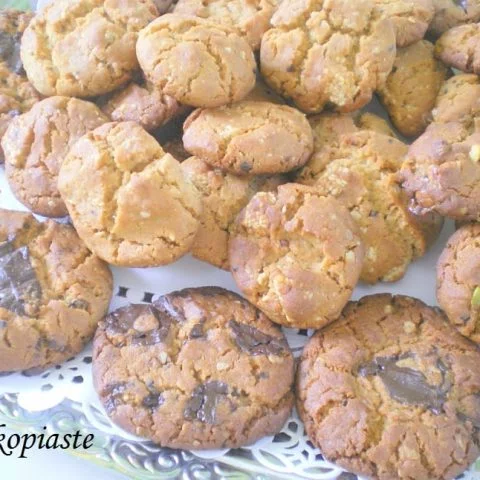 Honey, Peanut butter, Chocolate and Pastelli Cookies - Lakonia Part II